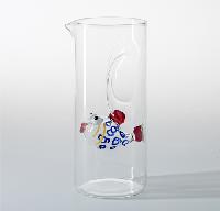 Blown glass jug - Un poisson dans l'eau